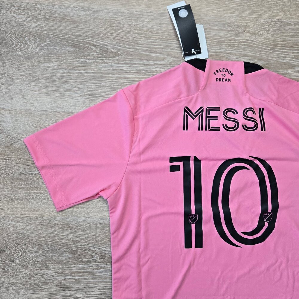 Adidas Inter Miami CF Messi Home Soccer Jersey Medium Official $130 New With Tag - Picture 9 of 17